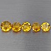 Natural Yellow Citrine 4.28 Ct. 5 Pcs Round Shape 6.8 Mm Gemstone from Brazil Natural Yellow Citrine 4.28 Ct. 5 Pcs Round Shape 6.8 Mm Gemstone from Brazil