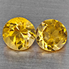 Natural Yellow Citrine 2.36 Ct. 2 Pcs Round Shape 7 Mm Gemstone from Brazil Natural Yellow Citrine 2.36 Ct. 2 Pcs Round Shape 7 Mm Gemstone from Brazil