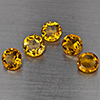Natural Yellow Citrine 5.95 Ct. 5 Pcs Round Shape 7.3 Mm Gemstone from Brazil Natural Yellow Citrine 5.95 Ct. 5 Pcs Round Shape 7.3 Mm Gemstone from Brazil