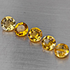 Natural Yellow Citrine 5.66 Ct. 5 Pcs Round Shape 7.1 Mm Gemstone from Brazil Natural Yellow Citrine 5.66 Ct. 5 Pcs Round Shape 7.1 Mm Gemstone from Brazil