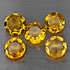 Natural Yellow Citrine 5.19 Ct. 5 Pcs Round Shape 7 Mm Gemstone from Brazil Natural Yellow Citrine 5.19 Ct. 5 Pcs Round Shape 7 Mm Gemstone from Brazil