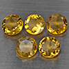 Natural Yellow Citrine 2.67 Ct. 5 Pcs Round Shape 7.1 Mm Gemstone from Brazil Natural Yellow Citrine 2.67 Ct. 5 Pcs Round Shape 7.1 Mm Gemstone from Brazil