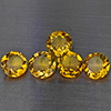 Natural Yellow Citrine 5.14 Ct. 5 Pcs Round Shape 7.2 Mm Gemstone from Brazil Natural Yellow Citrine 5.14 Ct. 5 Pcs Round Shape 7.2 Mm Gemstone from Brazil