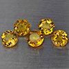 Natural Yellow Citrine 5.86 Ct. 5 Pcs Round Shape 7.2 Mm Gemstone from Brazil Natural Yellow Citrine 5.86 Ct. 5 Pcs Round Shape 7.2 Mm Gemstone from Brazil