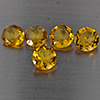 Natural Yellow Citrine 4.59 Ct. 5 Pcs Round Shape 7.3 Mm Gemstone from Brazil Natural Yellow Citrine 4.59 Ct. 5 Pcs Round Shape 7.3 Mm Gemstone from Brazil