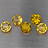 Natural Yellow Citrine 5.54 Ct. 5 Pcs Round Shape 7.1 Mm Gemstone from Brazil Natural Yellow Citrine 5.54 Ct. 5 Pcs Round Shape 7.1 Mm Gemstone from Brazil