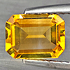 Natural Yellow Citrine Gemstone 1.14 Ct. Octagon Shape 7.63 x 5.67 Mm. Natural Yellow Citrine Gemstone 1.14 Ct. Octagon Shape 7.63 x 5.67 Mm.