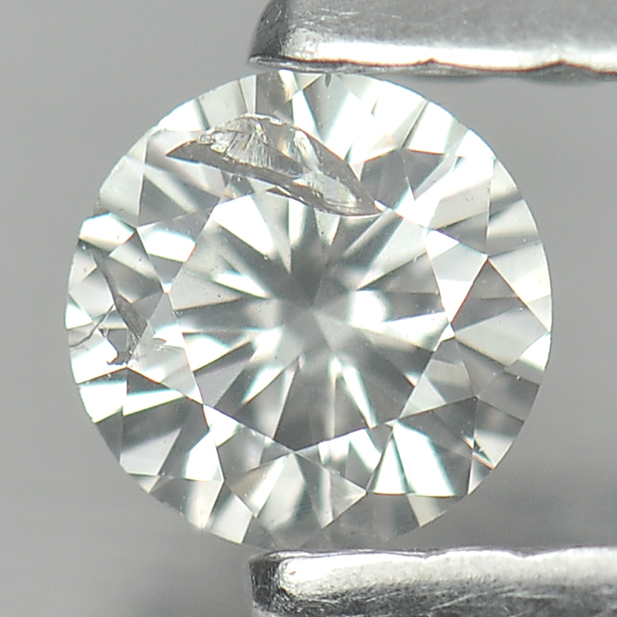 Loose Diamond 0.15 Ct. Round Brilliant Cut 3.5 Mm. Natural Unheated