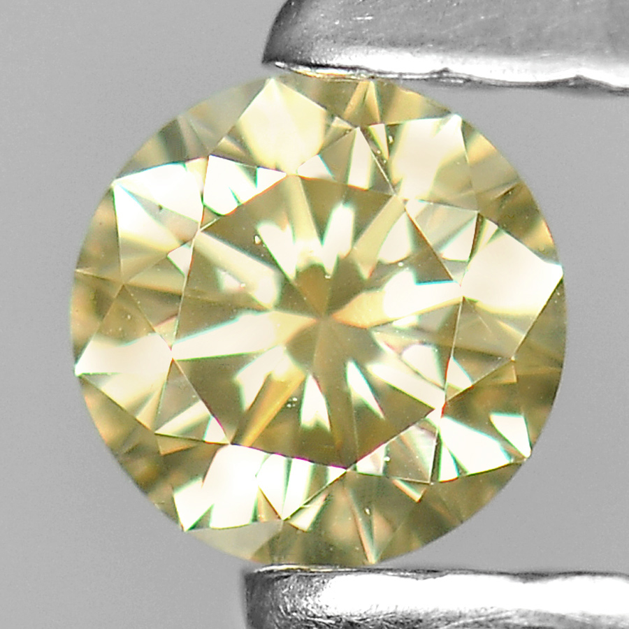 Loose Diamond 0.18 Ct. VS Round brilliant Cut 3.5 Mm. Natural Unheated