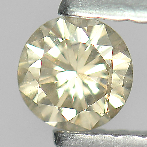 Loose Diamond 0.20 Ct. Round Brilliant Cut 3.7 Mm. Natural Unheated Belgium