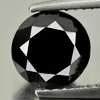 2.38 Ct. Natural Black Loose Diamond Round Brilliant Cut 7.8 Mm.