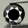 Loose Diamond Black 1.21 Ct. Round Brilliant Cut Size 6.3 Mm. Natural Belgium