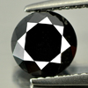 1.92 Ct. Round Brilliant Cut Natural Black Loose Diamond