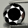 Loose Diamond Black 1.67 Ct. Natural Round Brilliant Cut Size 7.6 Mm.