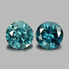 0.16 Ct. 2 Pcs. Charming Round Brilliant Cut Natural Blue Loose Diamond