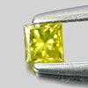 0.12 Ct. Good Cutting Natural Yellow Loose Diamond Baguette Princess Cut