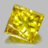 Baguette Princess Cut 0.11 Ct. Good Natural Yellow Loose Diamond