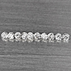 Natural White Diamond 0.09 Ct. 10 Pcs Round Diamond Cut 1.4 Mm From Belgium