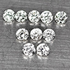 Natural White Diamond 0.09 Ct. 10 Pcs Round Diamond Cut 1.4 Mm From Belgium