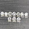 Natural White Diamond 0.11 Ct. 10 Pcs Round Diamond Cut 1.4 Mm From Belgium