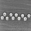 Natural White Diamond 0.11 Ct. 10 Pcs Round Diamond Cut 1.4 Mm From Belgium