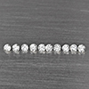 Natural White Diamond 0.12 Ct. 10 Pcs Round Diamond Cut 1.4 Mm From Belgium