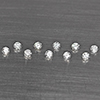 Natural White Diamond 0.10 Ct. 10 Pcs Round Diamond Cut 1.4 Mm From Belgium