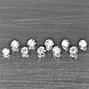 Natural White Diamond 0.17 Ct. 10 Pcs Round Diamond Cut 1.6 Mm From Belgium