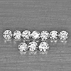 Natural White Diamond 0.18 Ct. 10 Pcs Round Diamond Cut 1.6 Mm From Belgium