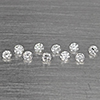 Natural White Diamond 0.17 Ct. 10 Pcs Round Diamond Cut 1.6 Mm From Belgium