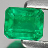 0.26 Ct. Octagon Shape Natural Gemstone Green Emerald From Columbia