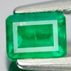 Green Emerald 0.30 Ct. Octagon Shape 4.5 x 3.5 Mm. Natural Gem Columbia Unheated Green Emerald 0.30 Ct. Octagon Shape 4.5 x 3.5 Mm. Natural Gem Columbia Unheated