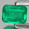 Green Emerald 0.22 Ct. Octagon 4.3 x 3.1 Mm. Natural Gemstone Columbia Unheated Green Emerald 0.22 Ct. Octagon 4.3 x 3.1 Mm. Natural Gemstone Columbia Unheated