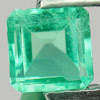 0.42 Ct. Octagon Natural Rich Green Emerald Unheated