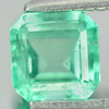 Green Emerald 0.46 Ct. Octagon Shape 4.7 x 4.7 Mm. Natural Gemstone Unheated