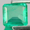 Unheated 0.36 Ct. Octagon Natural Rich Green Emerald