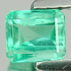 Unheated 0.49 Ct. Octagon Natural Rich Green Emerald