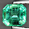 Unheated 0.41 Ct. Octagon Natural Mint Green Emerald