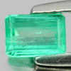 Green Emerald 0.49 Ct. Octagon Shape 5.7 x 4 Mm. Natural Gemstone Unheated