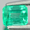 Green Emerald 0.43 Ct. Octagon 4.8 x 3.9 x 3.2 Mm. Natural Gemstone Unheated