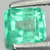 Unheated 0.40 Ct. Octagon Natural Rich Green Emerald