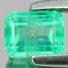 Green Emerald 0.51 Ct. Octagon Shape 5.4 x 4.1 Mm. Natural Gemstone Unheated