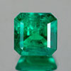 1.51 Ct. Octagon Natural Rich Green Emerald Columbia