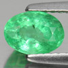 0.79 Ct. Good Oval Shape Natural Gem Green Emerald Unheated