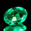 Unheated 0.27 Ct. Oval Natural Rich Green Emerald Gem Unheated 0.27 Ct. Oval Natural Rich Green Emerald Gem