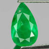 Green Emerald 1.28 Ct. Pear Shape 10.7 x 6.5 Mm. Natural Gemstone From Columbia