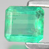 Green Emerald 0.42 Ct. Octagon Shape 4.8 x 4.4 Mm. Natural Unheated Columbia