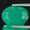 Natural Green Quartz Gemstones 7.42 Ct. Oval Shape 15.00 x 11.16 Mm.