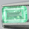 Green Emerald 0.56 Ct.Octagon Shape 6.5 x 4.3 Mm. Natural Gemstone Unheated