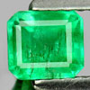 Green Emerald 0.62 Ct. Octagon Shape 5.2 x 4.7 Mm. Natural Gemstone Unheated Green Emerald 0.62 Ct. Octagon Shape 5.2 x 4.7 Mm. Natural Gemstone Unheated